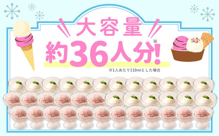 2Lアイス セット (バニラ・ストロベリー) 合計4L アイス 自家製 業務用 大容量