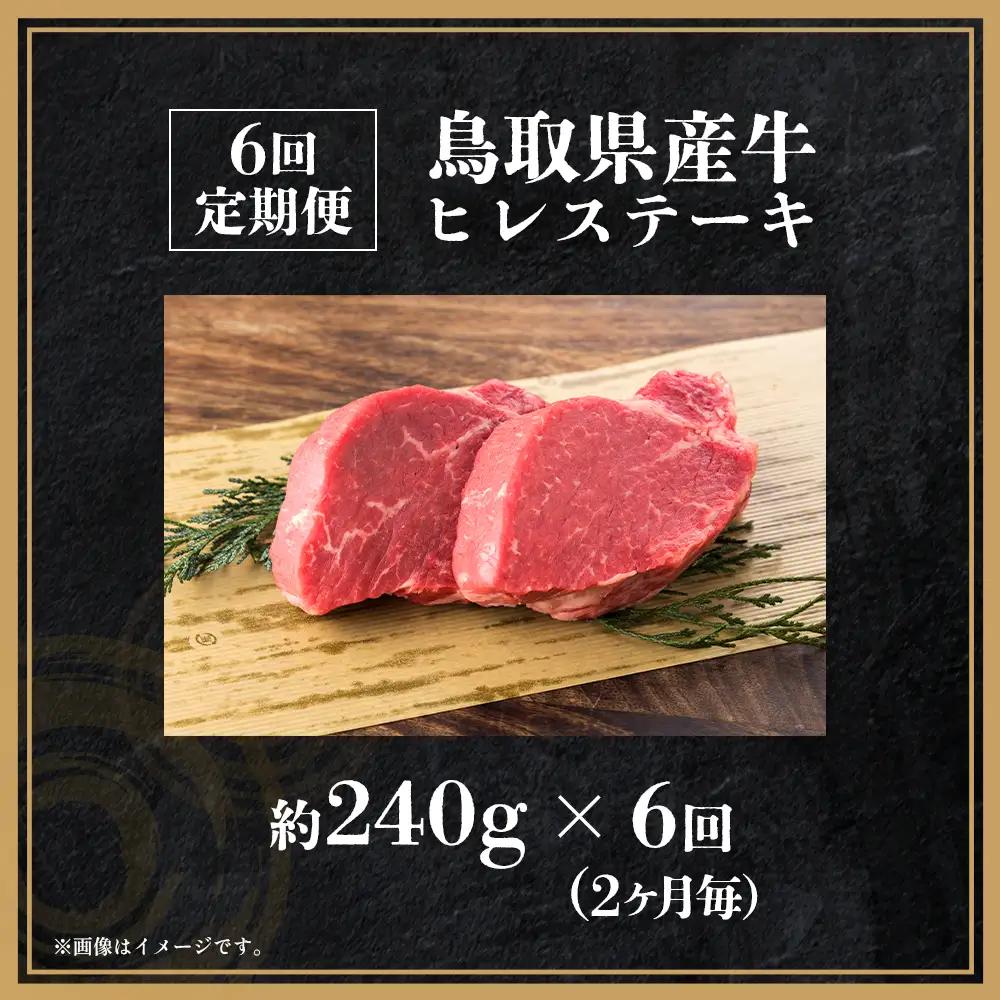 鳥取県産牛 ヒレステーキ 6回定期便 ＜奇数月＞ ヒレ ステーキ 定期便
