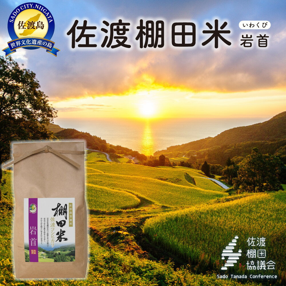 【ふるさと納税】佐渡島産コシヒカリ 岩首昇竜棚田米 白米2Kg【令和7年産】
