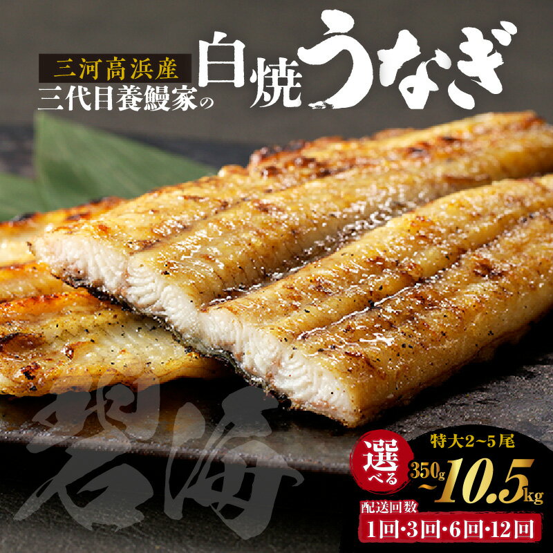 【ふるさと納税】☆高評価☆三河高浜産三代目 養鰻家 の白焼きうなぎ《 特大 》【選べる尾数とお届け回数（1回・定期便）】 タレ付 マツコの知らない世界 秋 旬 愛知県産 白焼き 特大うなぎ 国産 うなぎ 養殖 肉厚 お祝い 丑の日 鰻 国産鰻 食べ物 高級 魚介類 送料無料