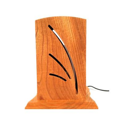 ふるさと納税 加茂市 ケヤキ無垢　組子小灯りスタンド |  | 02