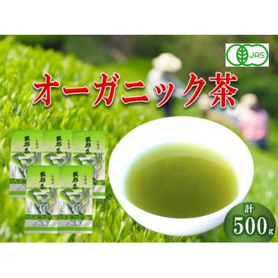 ふるさと納税 藤枝市 オーガニック茶500g (100g5袋) 一番茶 岡部茶