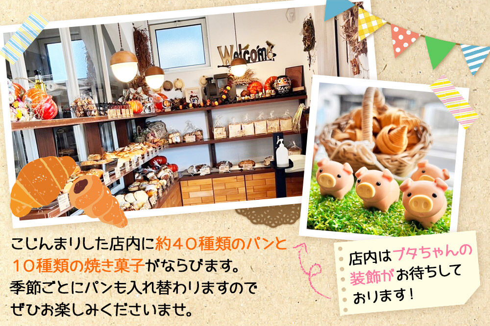 【定期便8ヶ月】名取 閖上 の ぱんやこてつ 手作り 国産小麦のハード系パンセット