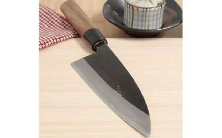 【土佐打刃物】 出刃包丁 黒打ち仕上げ 両刃 刃長15cm 土佐打ち刃物 極上品 和包丁 捌き包丁 黒打ち包丁 