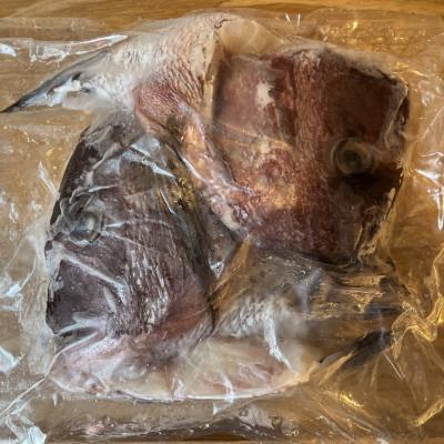 ふるさと納税 館山市 真鯛かぶと ハーフカット 2尾分×2パック 計2kg |  | 01