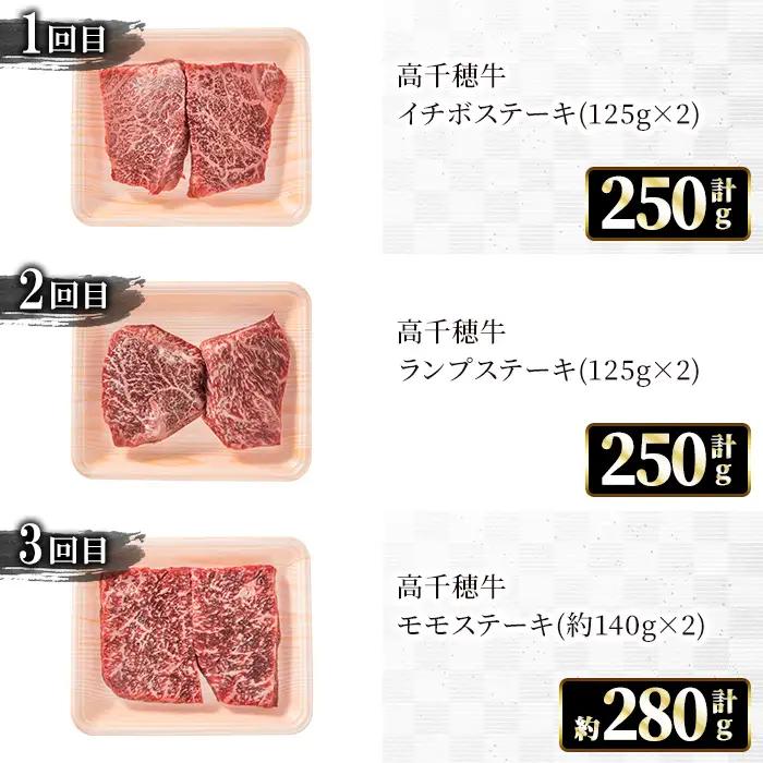 ＜定期便・6回(連続)＞高千穂牛・定期便(6ヶ月)【MT008】【JAみやざき 高千穂牛ミートセンター】