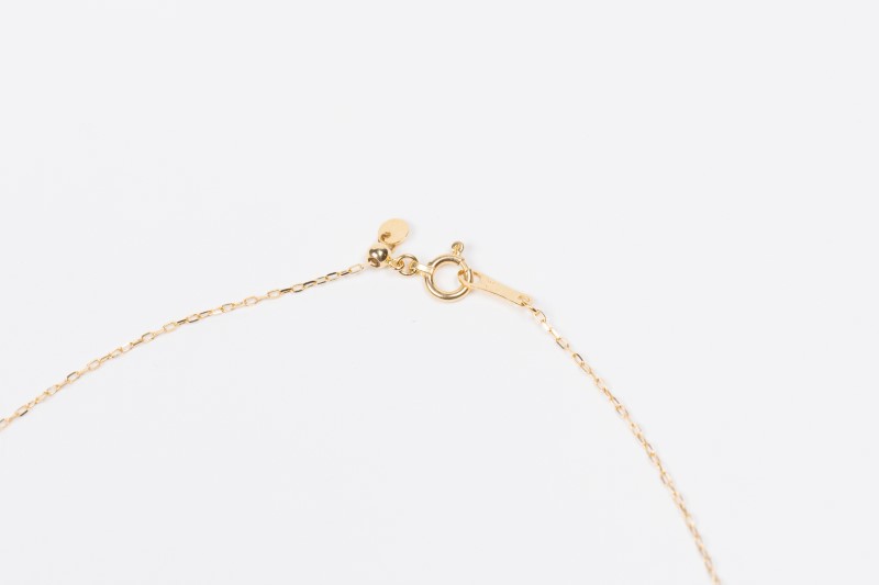 0.3ct K18YGアーチネックレス HY-11