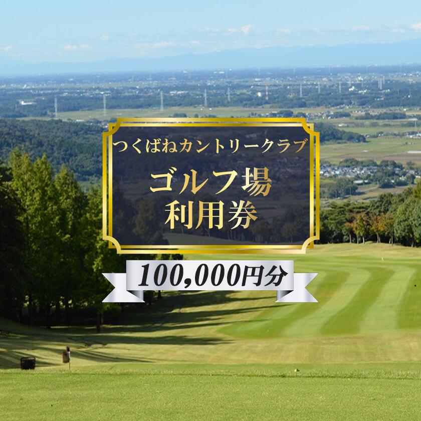 【ふるさと納税】つくばねカントリークラブ ご利用券 100,000円分 | 茨城県 つくば市 ゴルフ ゴルフ場 ゴルフチケット ゴルフ場チケット チケット プレー プレーチケット プレー券 利用券 ゴルフ利用券 ゴルフ場利用券 父の日 関東