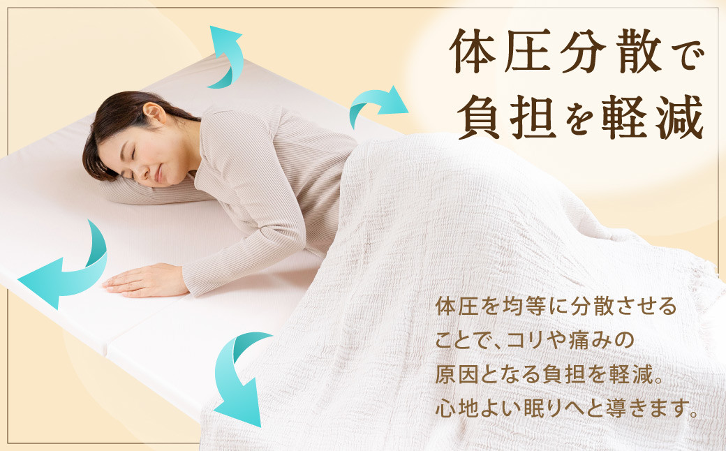 日本製 体圧分散マットレス メディカルスリーパー シングルサイズ
