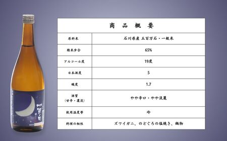 【冬季限定】加賀ノ月 朏(みかづき) しぼりたて生(720ml) 日本酒 お酒 地酒 本醸造生原酒 ギフト 小松市 小松 石川 720ml【加越】