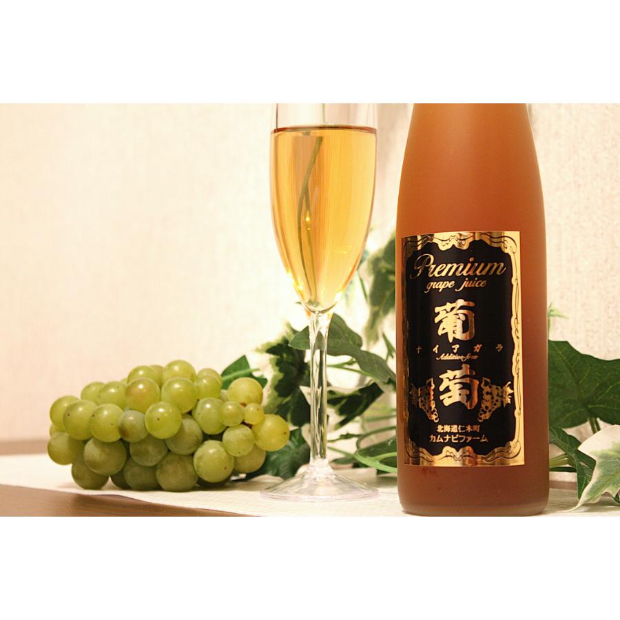 プレミアム葡萄ジュース ナイアガラ500ml×2本