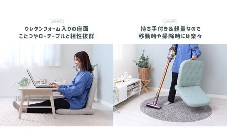 座椅子 折畳み フロアチェア Rhomy ロミー 1脚 コンパクト座椅子 コンパクト 小さめ 一人暮らし 一人用 折りたたみ リクライニング 軽量 収納 椅子 チェア インテリア 家具 おしゃれ シン