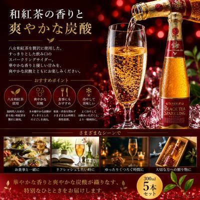 ふるさと納税 みやま市 八女の和紅茶スパークリングサイダーRed 5本 |  | 01