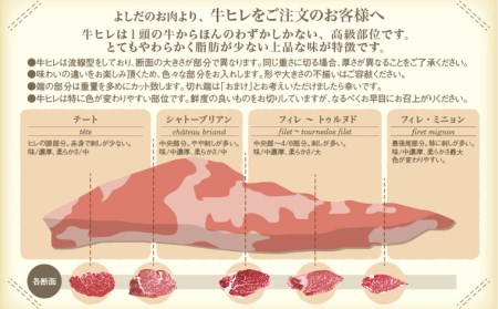 厳選A5-A4 山形牛 ヒレステーキ 約390g(130g×3枚) FZ22-394