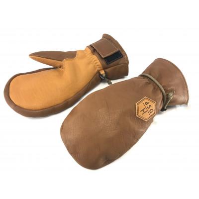 ふるさと納税 白馬村 DSPグローブ 　ミトン　ブラウン　S　スキー・スノーボード兼用グローブ(DS2-MT)