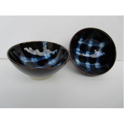 ふるさと納税 筑後市 水田焼　絣文様ご飯茶碗2個セット |  | 01