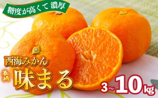 
                  【 早期受付 】 西海みかん ｢ 味まる ｣  選べる 3kg 5㎏ 10kg 産地直送 ブランド みかん 糖度 12度以上 新鮮 高糖度 家庭用 温州 みかん 柑橘 佐世保みかん フルーツ 柑橘  早生 オレンジ 果物 デザート ジュース JA ながさき西海 長崎県 佐世保市
                