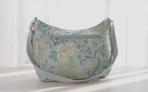 尾州織物　横長 ショルダーバッグ LB ／ カバン 尾州織物 毛織物 日本製 布バッグ 上品 通勤 通学 普段使い お出かけ 職人 伝統工芸 贈り物 送料無料 愛知県 特産品 No.413