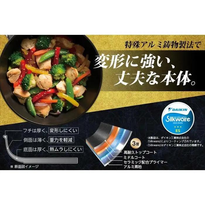 TMB-2355技逸品フライパン20cm・26cm・28cm・いため鍋28cm4点セット【和平フレイズ】