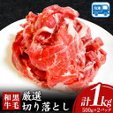 【ふるさと納税】厳選 くまもと黒毛和牛 切り落とし 計1kg 500g×2パック 《30日以内に出荷予定(土日祝除く)》熊本県 大津町 和牛焼肉LIEBE くまもと黒毛和牛 切り落とし 冷凍 リーベ