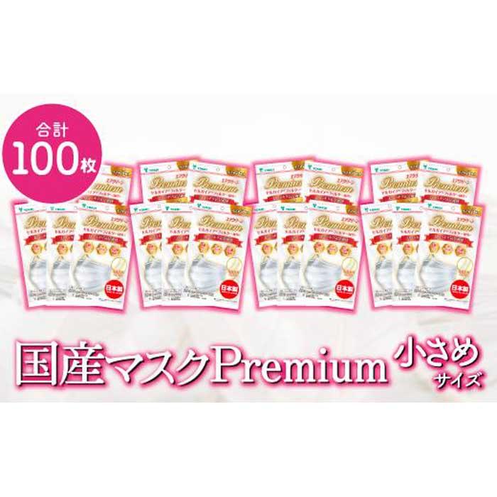 【ふるさと納税】名古屋で製造　高級国産不織布マスク（小さめ）　5枚入×20袋