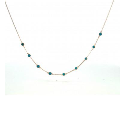 ふるさと納税 松山市 K10　トルコ石　ネックレス