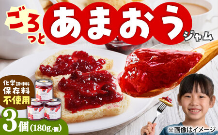 【2026年4月以降順次発送】あまおう 苺ジャム 180g×3個[BGAG021]苺ジャム アマオウ