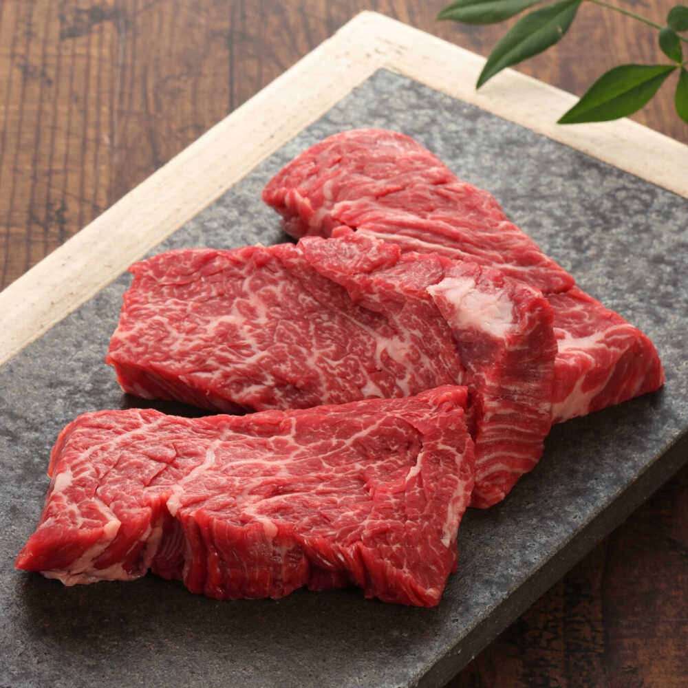 【ふるさと納税】【数量限定】【GI認証】くまもとあか牛カイノミステーキ 約120g×3枚 【有限会社 三協畜産】[AYCQ019]