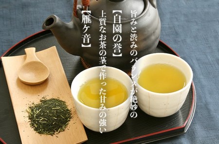 深蒸し煎茶・深蒸し茎煎茶セット【B5】