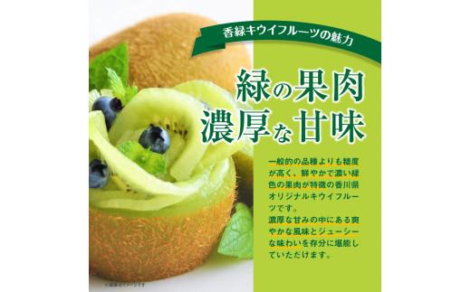 訳あり 無選別品 香川県オリジナル品種　香緑キウイ　約1.5kg【2024年12月上旬～2025年3月下旬配送】