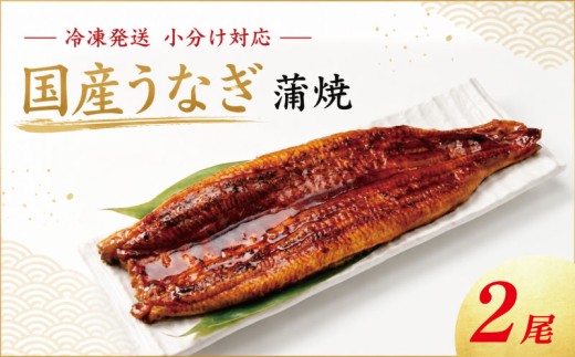 うなぎ 蒲焼 国産 中サイズ 2尾 《 腹のみ / 背のみ 選択可能！》 鰻 ウナギ 蒲焼き 国産うなぎ 国産鰻 うなぎ蒲焼き 冷凍 土用 丑の日 父の日 小分け 徳島 魚市場 【GW・シルバーウィーク・お盆・年末年始 の指定日は不可】