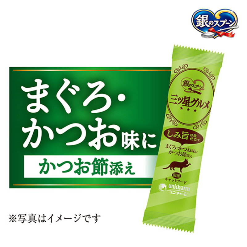 銀のスプーン 三ツ星グルメ しみ旨 お魚仕立て まぐろ・かつお味にかつお節添え 192g×7箱
