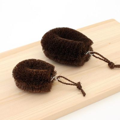 ふるさと納税 海南市 中西富一工房　天然の素材　棕櫚(シュロ)を使った　キッチンたわし2点セットA |  | 01