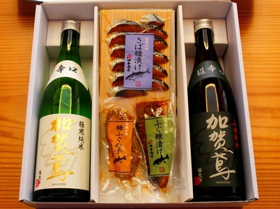 「加賀鳶」飲み比べ 金沢銘酒おつまみコラボセット