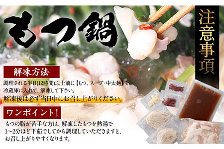 博多あごだし入りもつ鍋(2～3人前) 国産 牛もつ  伊藤家 《30日以内に出荷予定(土日祝除く)》
