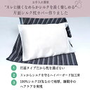 【ふるさと納税】片面シルク枕カバー 白 2枚 / まくらカバー シルク スレに強い ヘアケア スキンケア