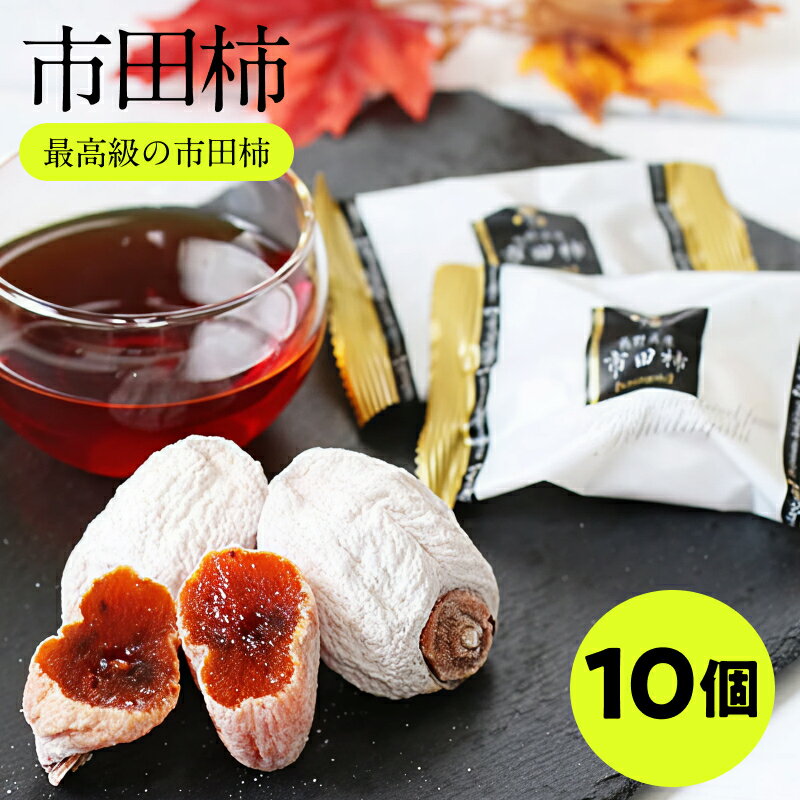 【ふるさと納税】長野 ・ 信州 の 特産品 選りすぐり 市田柿 10個 セット ご自宅用 | 果物 くだもの フルーツ 柿 かき 市田柿 長野県 信州 南信州 干し柿 飯田市 B08