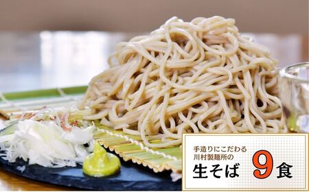 龍ケ崎名物 手造りの生そば[(麺120g×3食・つゆ1個)×3パック] | そば