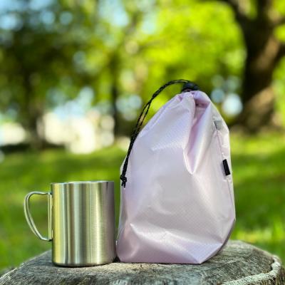 ふるさと納税 名古屋市 【S 1.5L・ラベンダー】　キャンプで大活躍!トイレットペーパーホルダー 小さめナイロン巾着袋