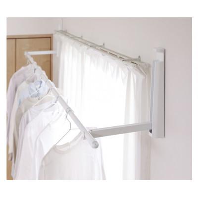 ふるさと納税 大河原町 壁につける室内物干し WMR-40 ホワイト アイリスオーヤマ[53753257] |  | 03