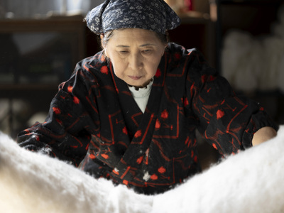 「現代の名工」「技能グランプリ・日本一」に輝く職人の手作りの眠りの質を！「名工の掛布団」3.3kg ふとん工房ねむねむ