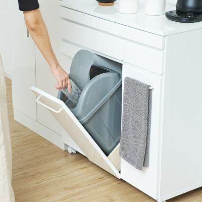 ふるさと納税 海南市 スライド棚付きダストボックス2D ホワイト AKU104405101 |  | 03