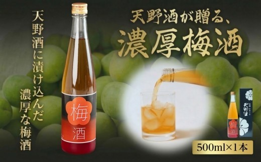 
                  日本酒で仕込む贅沢な濃厚梅酒 天野酒 梅酒 500ml手作り 梅酒 甘さ控えめ 氷砂糖 国産梅 ギフト 贈答 お取り寄せ 高級梅酒 手仕込み プレゼント 酒 日本酒 父の日 母の日 敬老の日 誕生日 お中元 お歳暮 年末 年始 お土産 (15014-40000984)
                