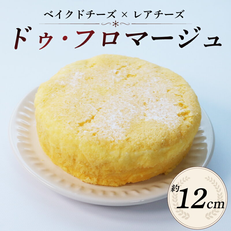 【ふるさと納税】 ドゥ・フロマージュ 1台 ( チーズケーキ ベイクドチーズ レアチーズ 2層 冷凍 ケーキ スフレ スイーツ デザート 洋菓子 ギフト 贈り物 京都 精華町 )