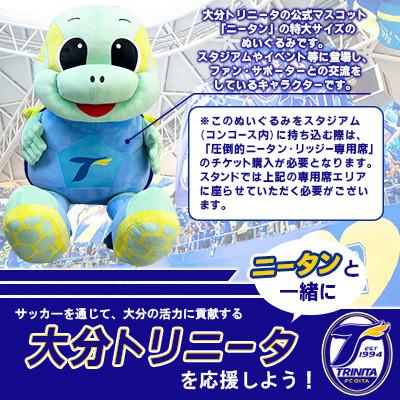 ふるさと納税 豊後大野市 大分トリニータ 公式マスコットぬいぐるみ「圧倒的ニータン」(豊後大野市) |  | 01