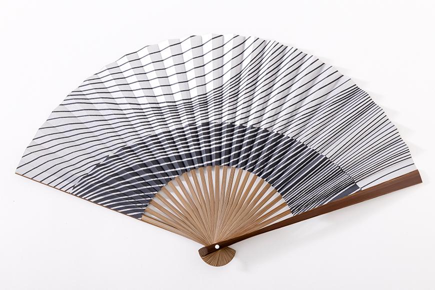 【伏見上野旭昇堂】漆喰京扇子（銀河） 261009_B-GG12