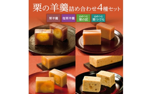 栗の羊羹詰め合わせ_栗菓子 甘味 栗のようかん 和菓子 長野県 飯島町【1606722】