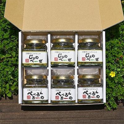 ふるさと納税 綾部市 【京野菜パスタソース】万願寺とうがらしのぺぺろんちーの115g×3個　じぇのべーぜ110g×3個 |  | 01