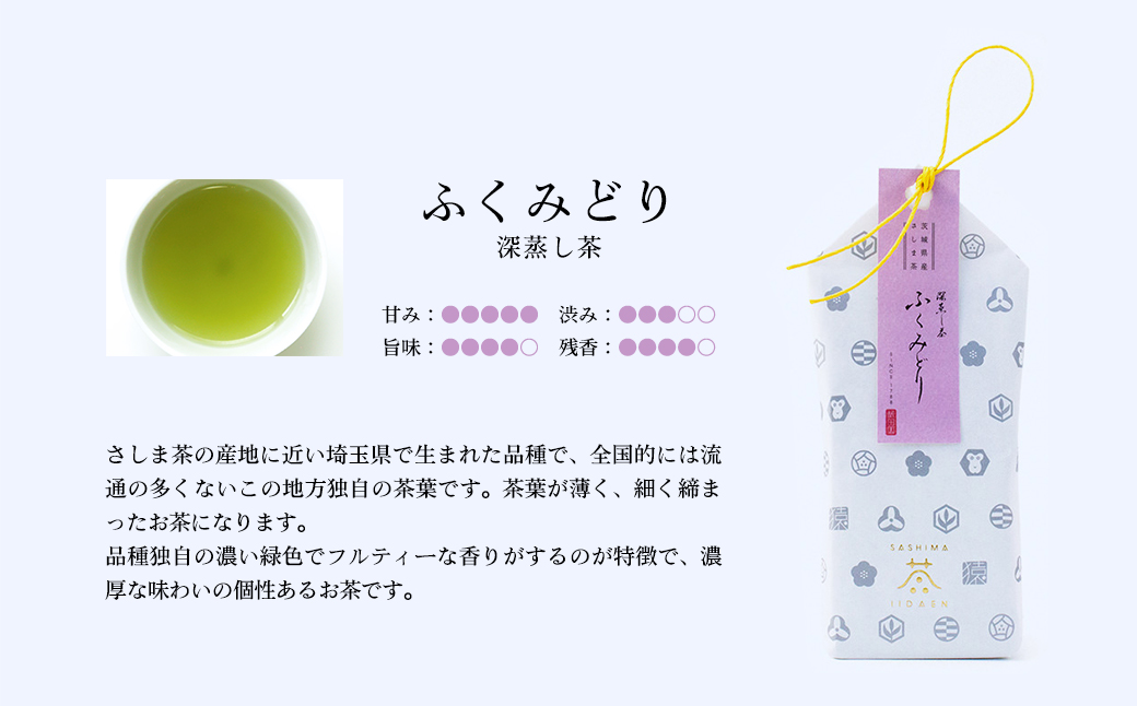 【境町産茶葉100%使用】シングルオリジン５品種飲み比べセット 合計400g 