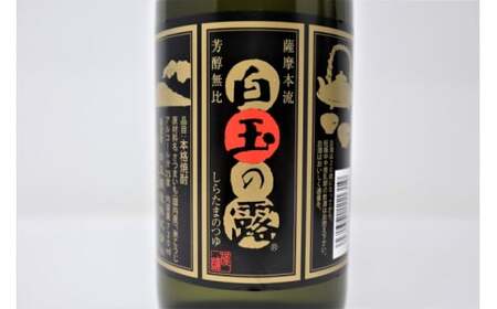 【数量限定】No.4044-2　白玉醸造　芋焼酎「白玉の露（4合瓶）」12本セット